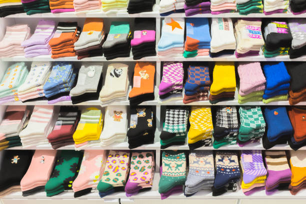 Colorful sock collection